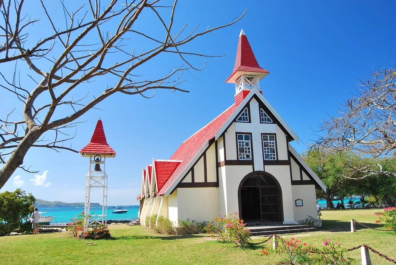 Cap Malheureux beach in Mauritius