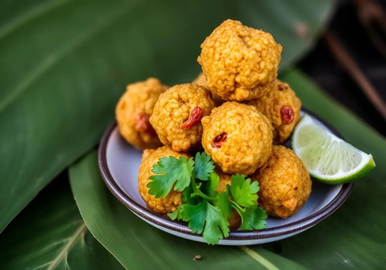 Gâteaux Piments – beignets pimentés croustillants