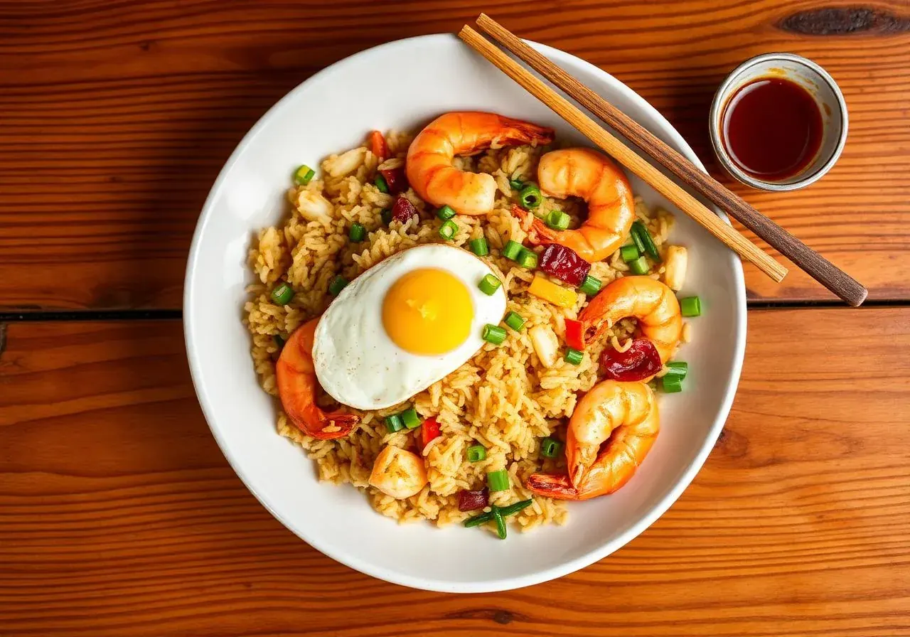 Riz Frit – Riz sauté à la mauricienne